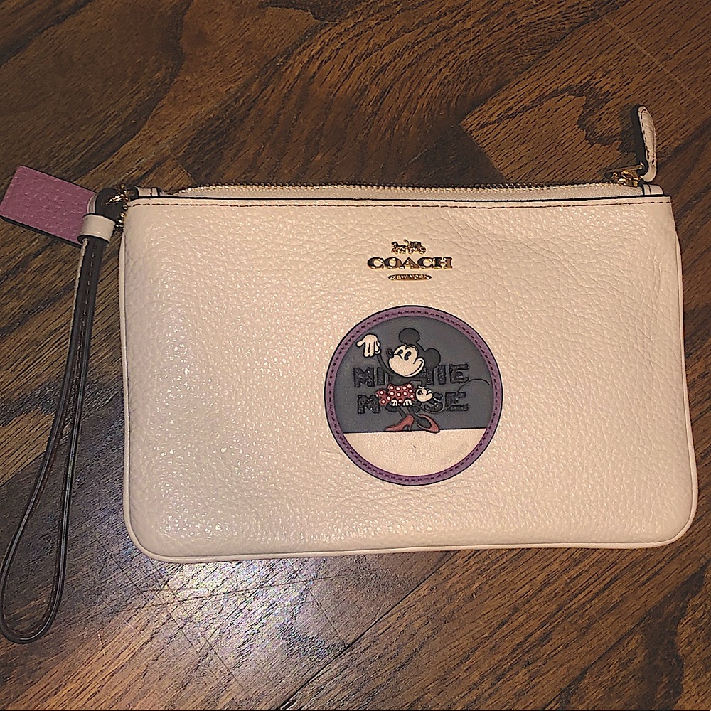 Coach Minnie Mouse Wristlet